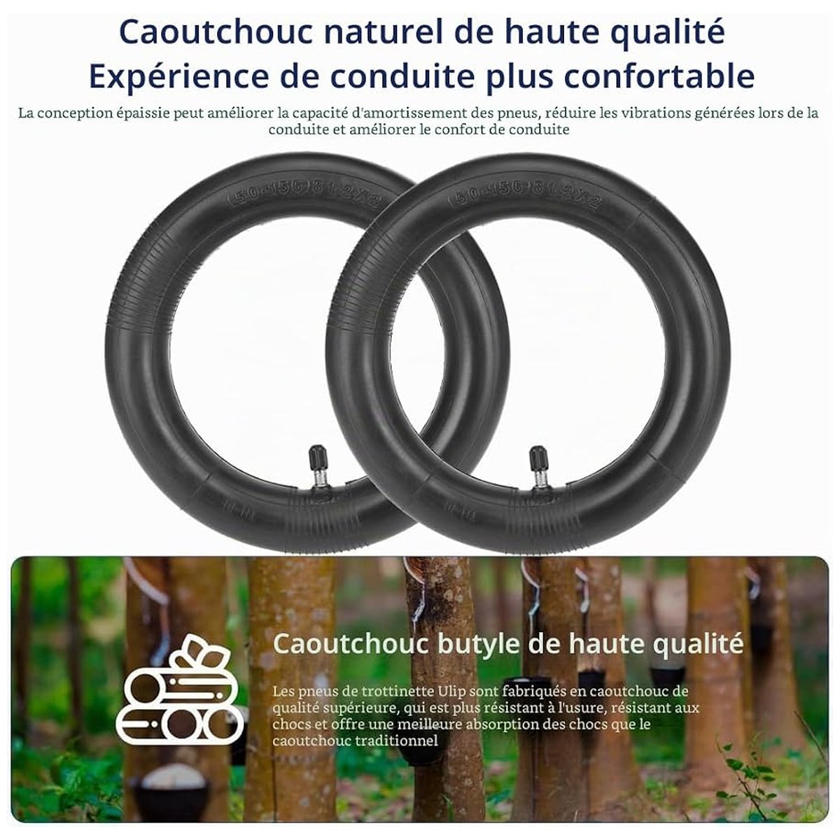 Chambres à air 8½ × 2 – lot de 2 vue 4