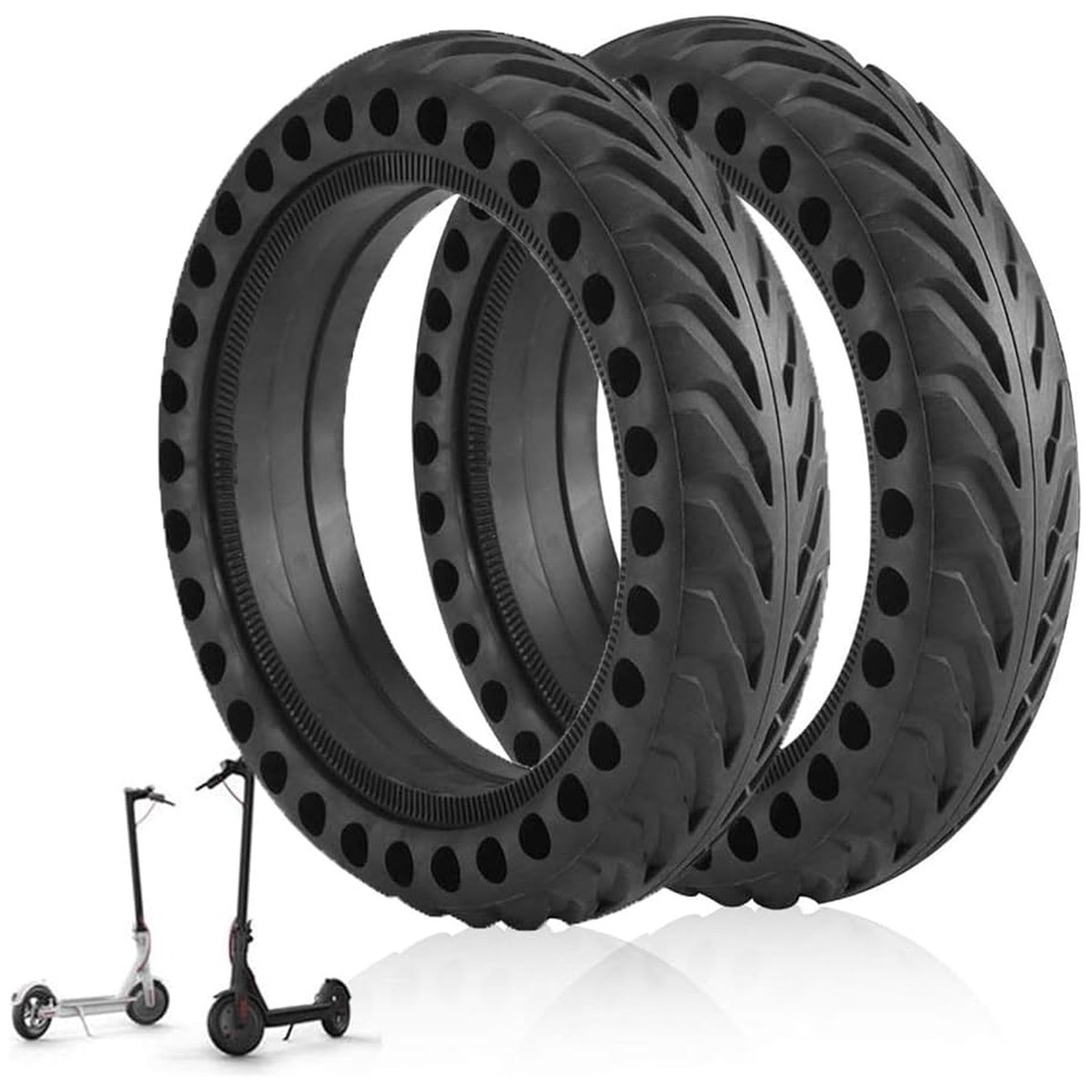 Pneu plein 8,5" ANSENI – antidérapant vue 2