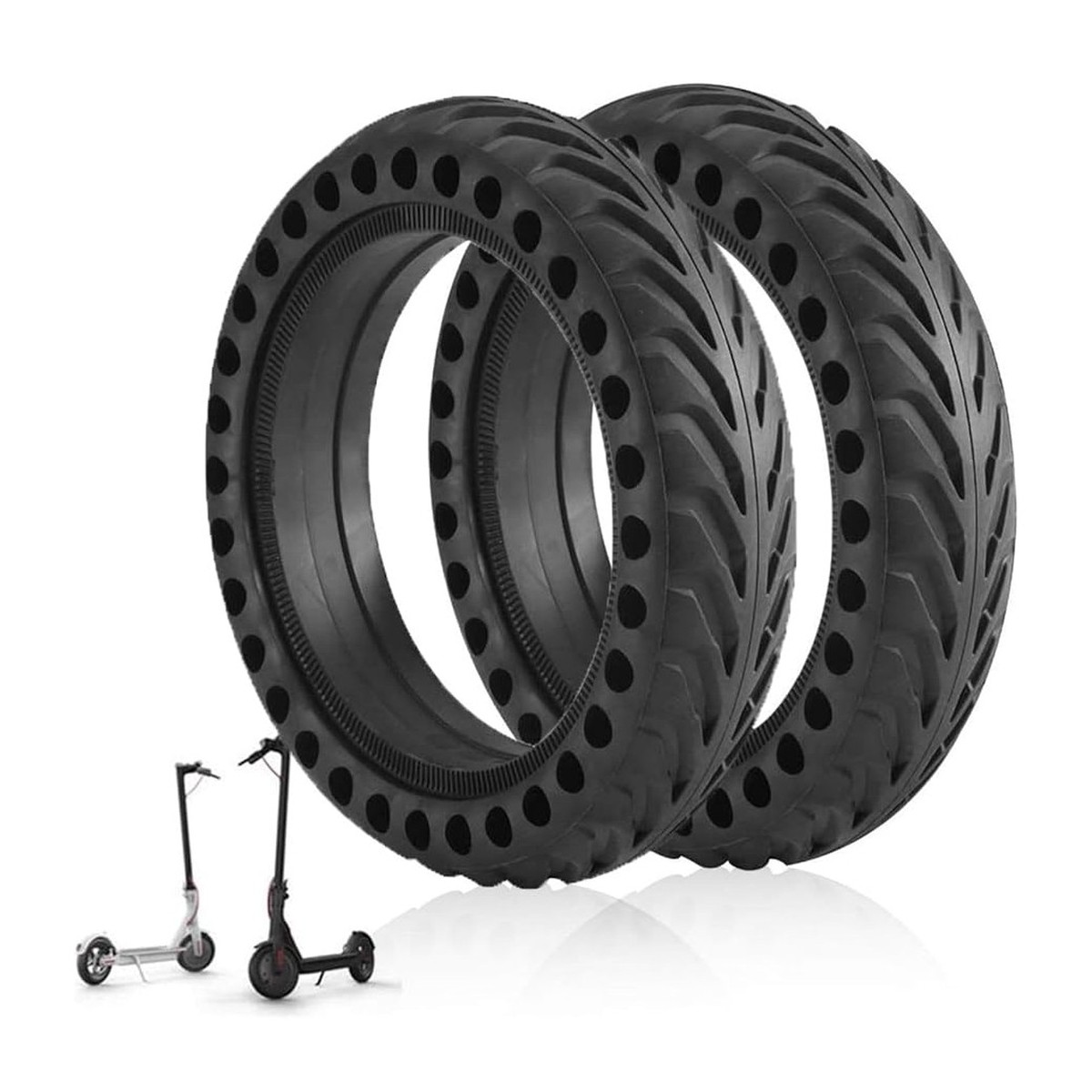 Pneu plein 8,5" ANSENI – antidérapant