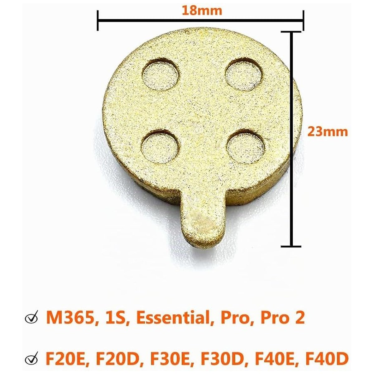 Plaquettes de frein Xiaomi – lot de 4 vue 5