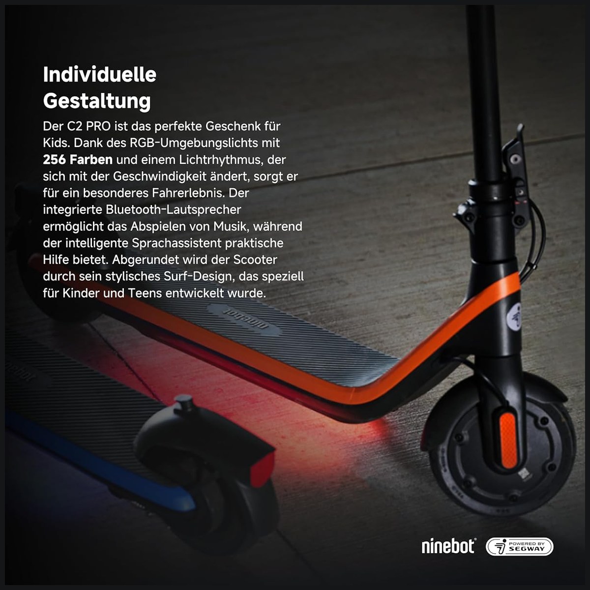 Segway Ninebot C2 Pro E – trottinette enfant vue 6