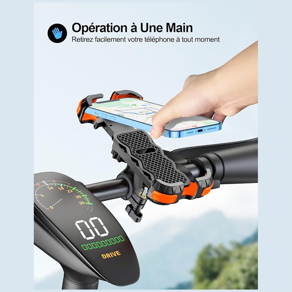 Support téléphone Glangeh – rotation 360° vue 3