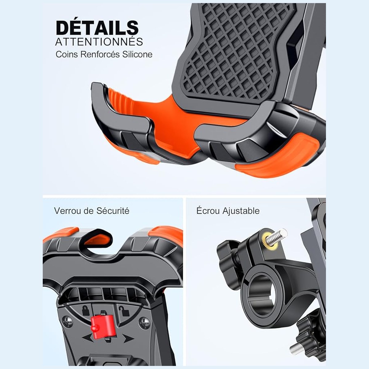 Support téléphone Glangeh – rotation 360° vue 4