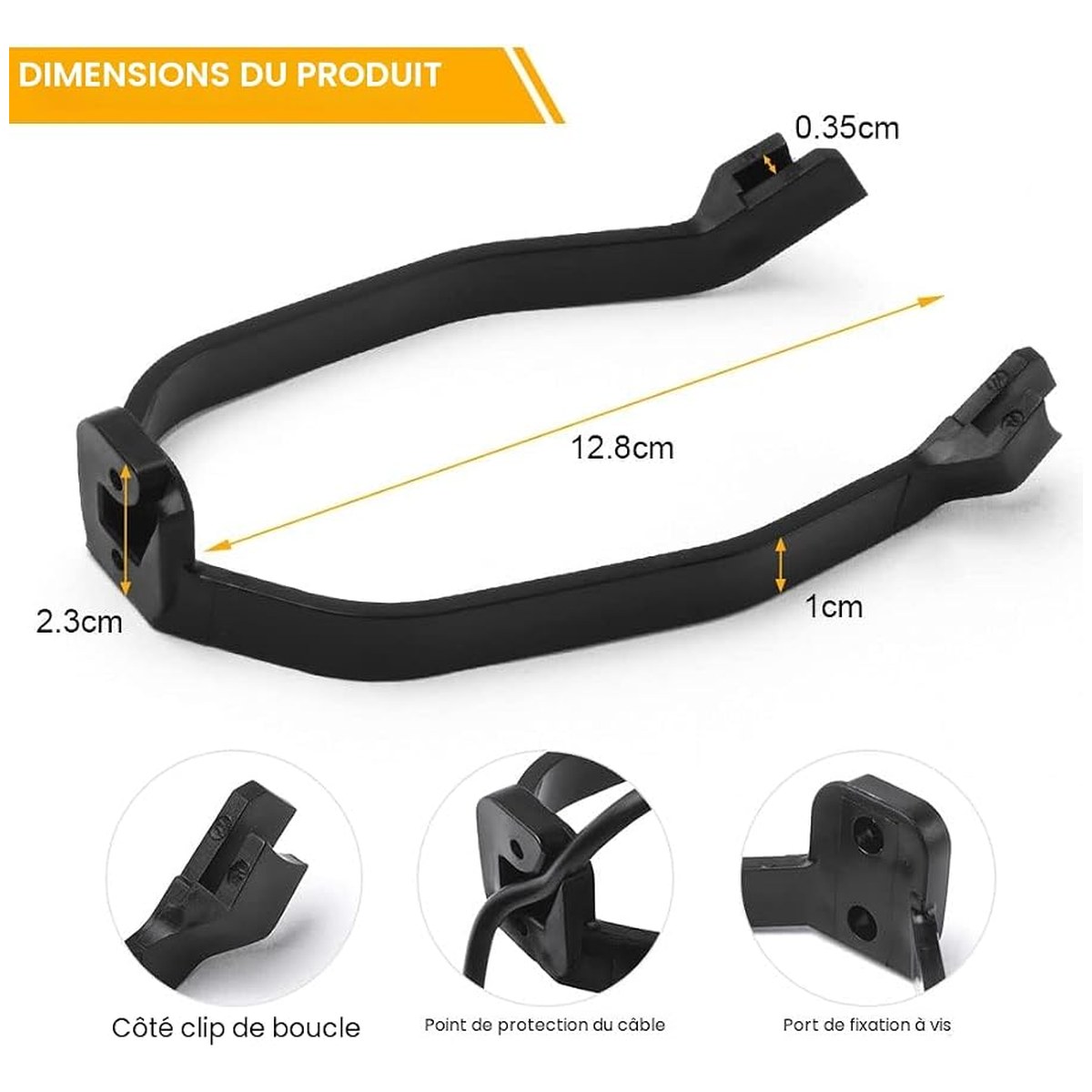 Garde-boue arrière Xiaomi M365/Pro + support vue 5