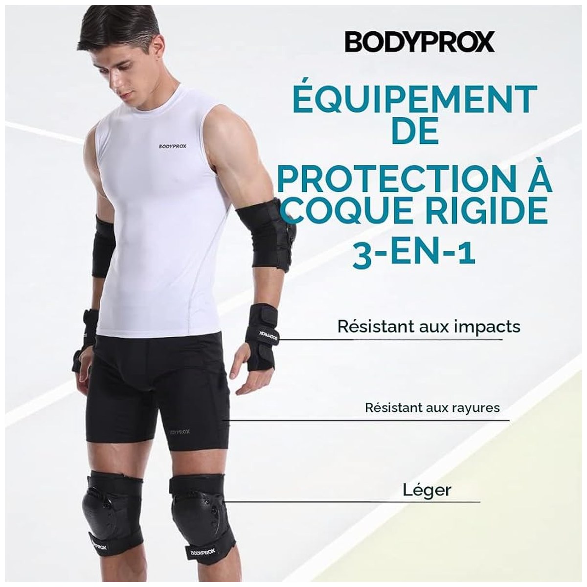Set de protections genoux, coudes, poignets vue 5