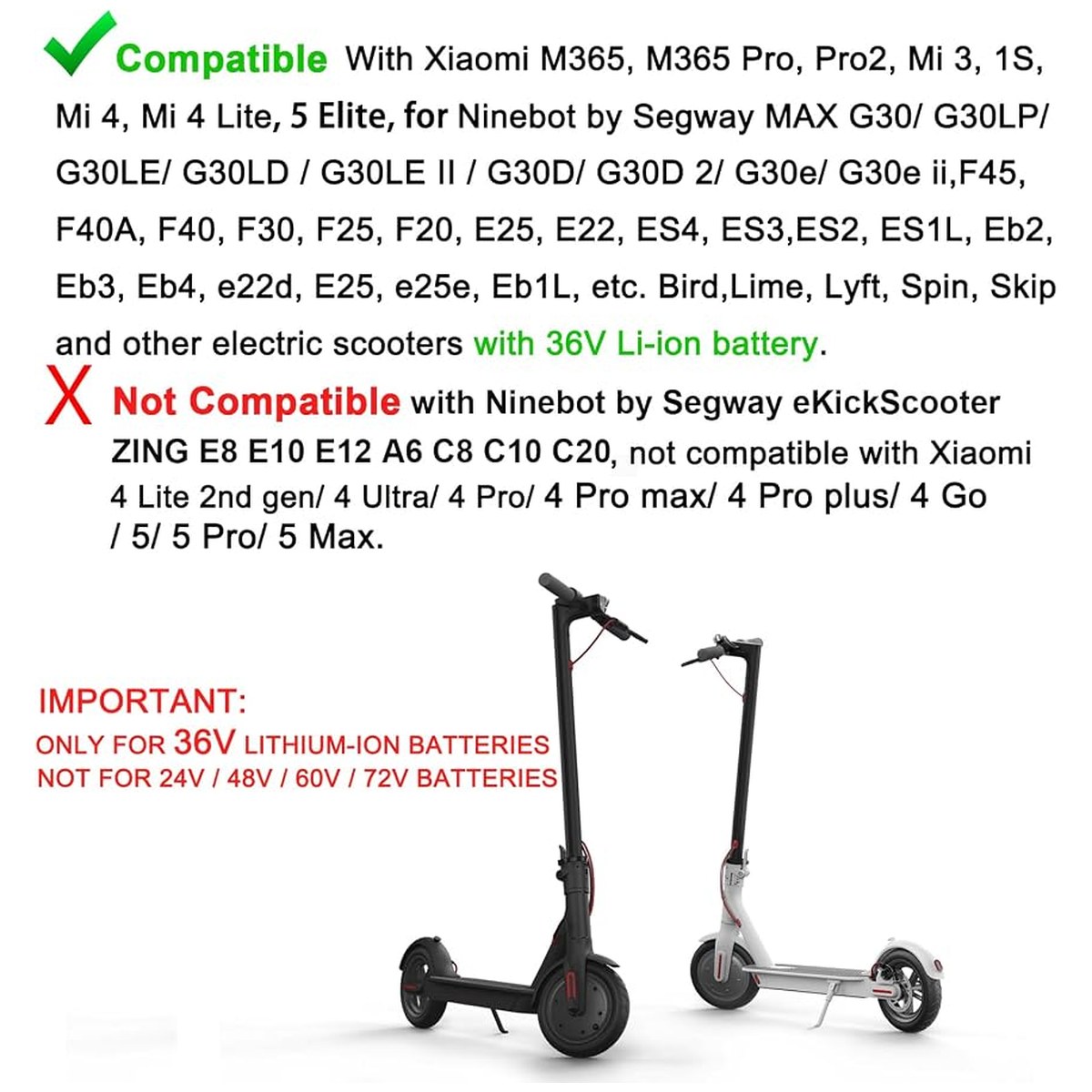 Chargeur Mezelon 42 V 2 A – Xiaomi / Ninebot vue 3