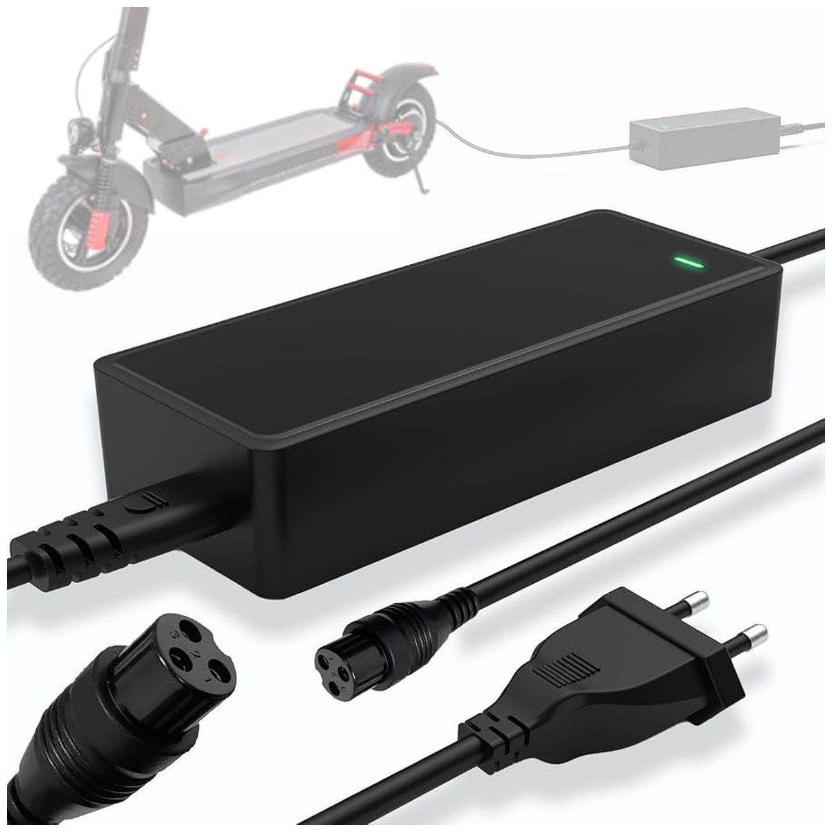 Chargeur Mezelon 54,6 V 2 A – batteries 48 V vue 2