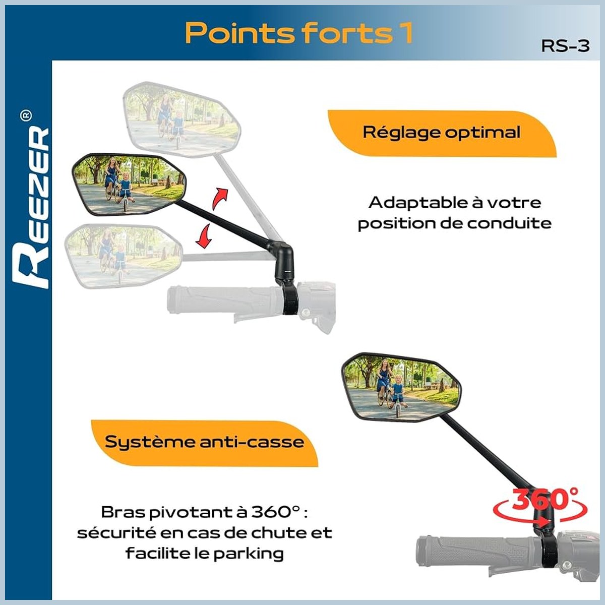 Rétroviseur REEZER RS3 – côté gauche vue 4