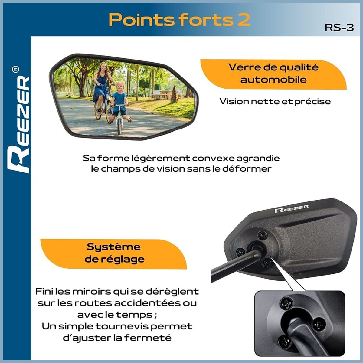 Rétroviseur REEZER RS3 – côté gauche vue 5