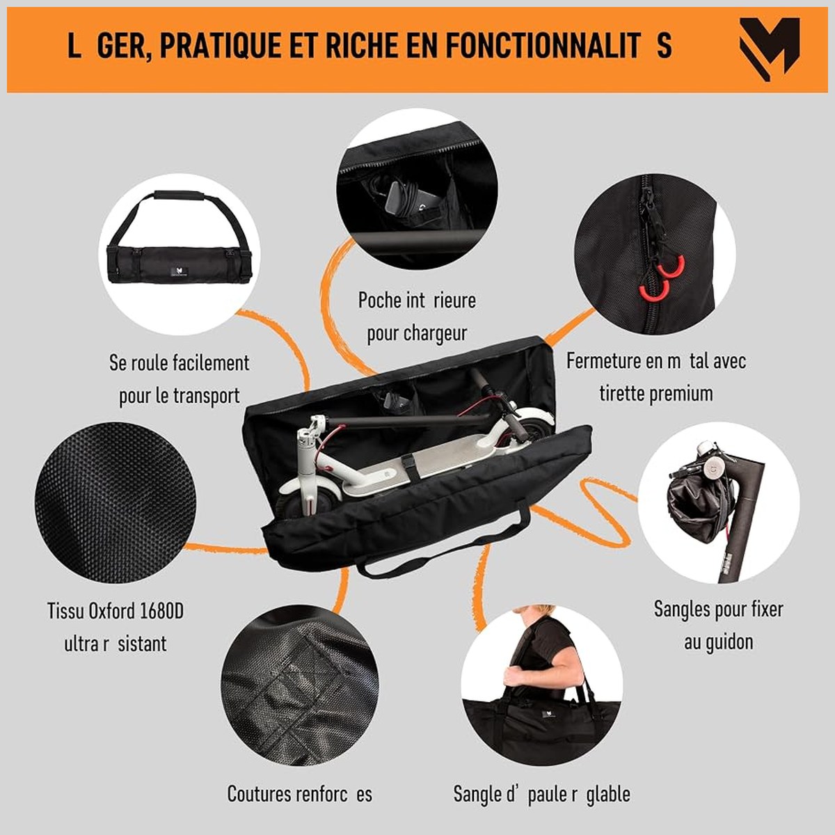 Sac de transport lamaki – taille XXL vue 4
