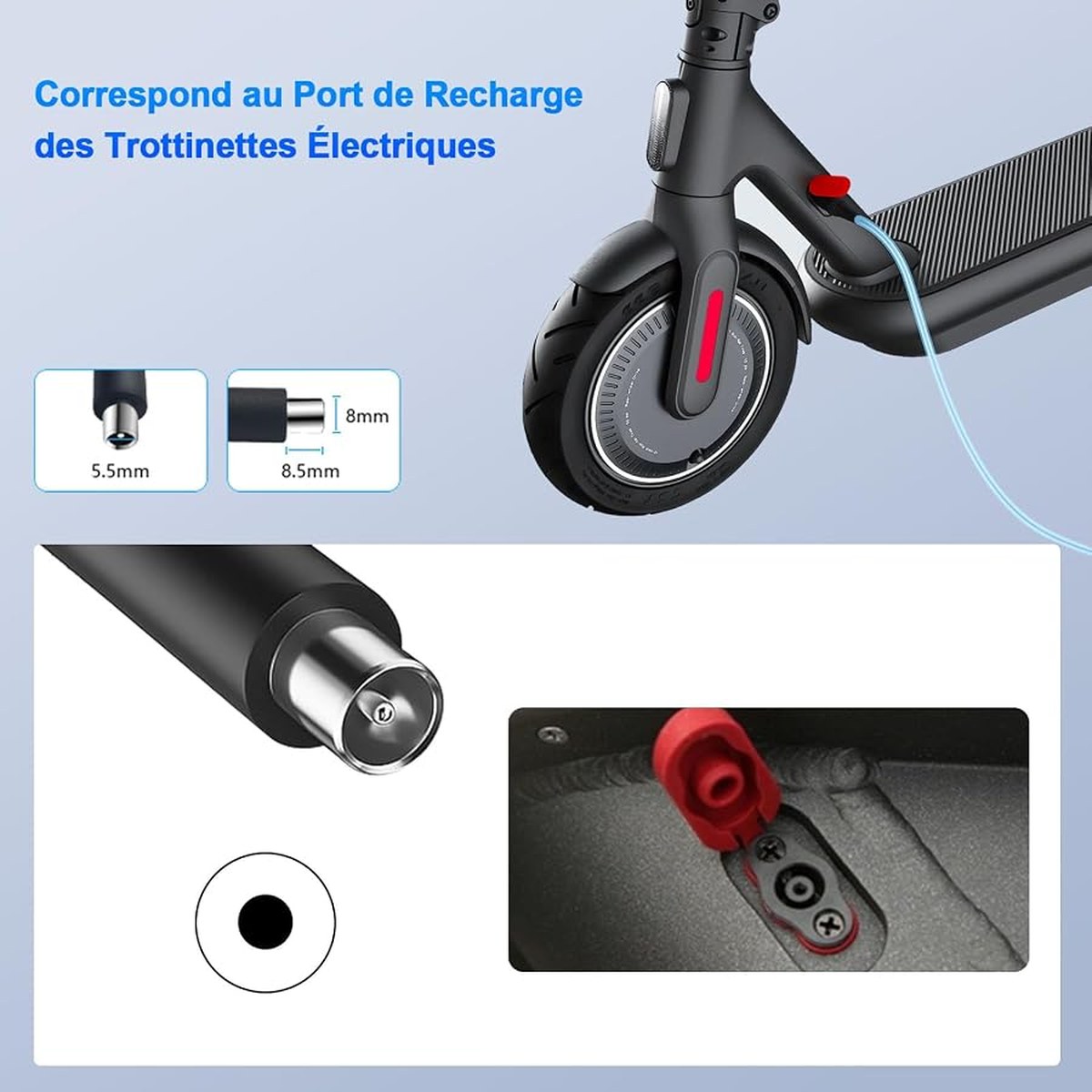 Chargeur 42 V 2 A – Xiaomi / Segway Ninebot vue 3