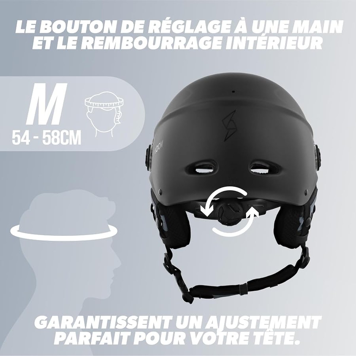 Casque T'nB Visor – visière anti-UV vue 2