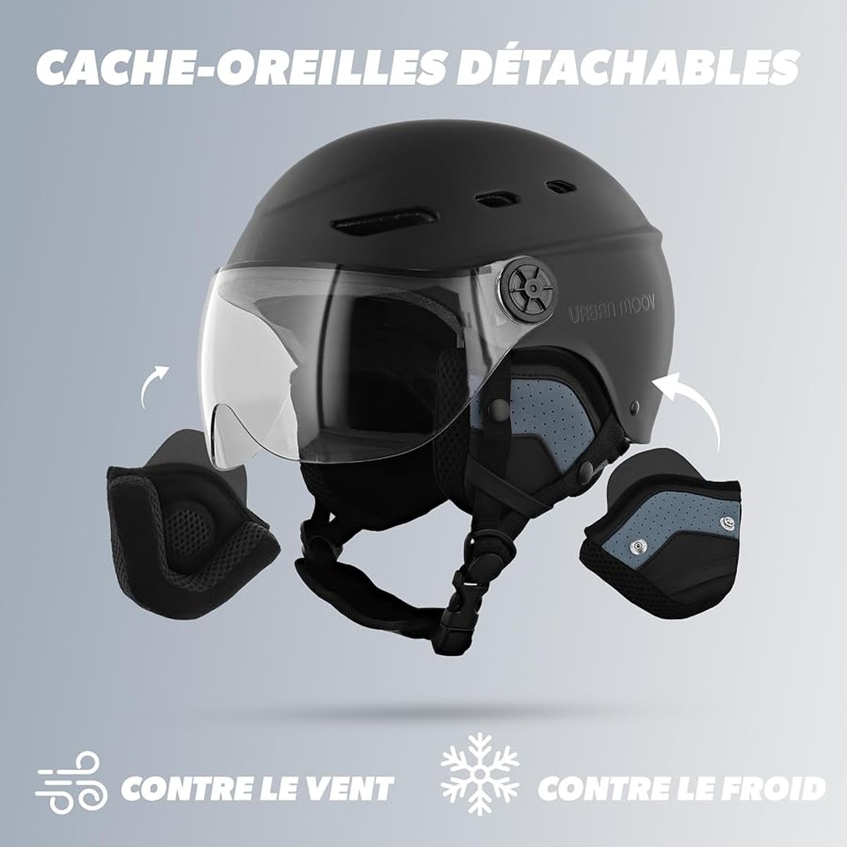 Casque T'nB Visor – visière anti-UV vue 3