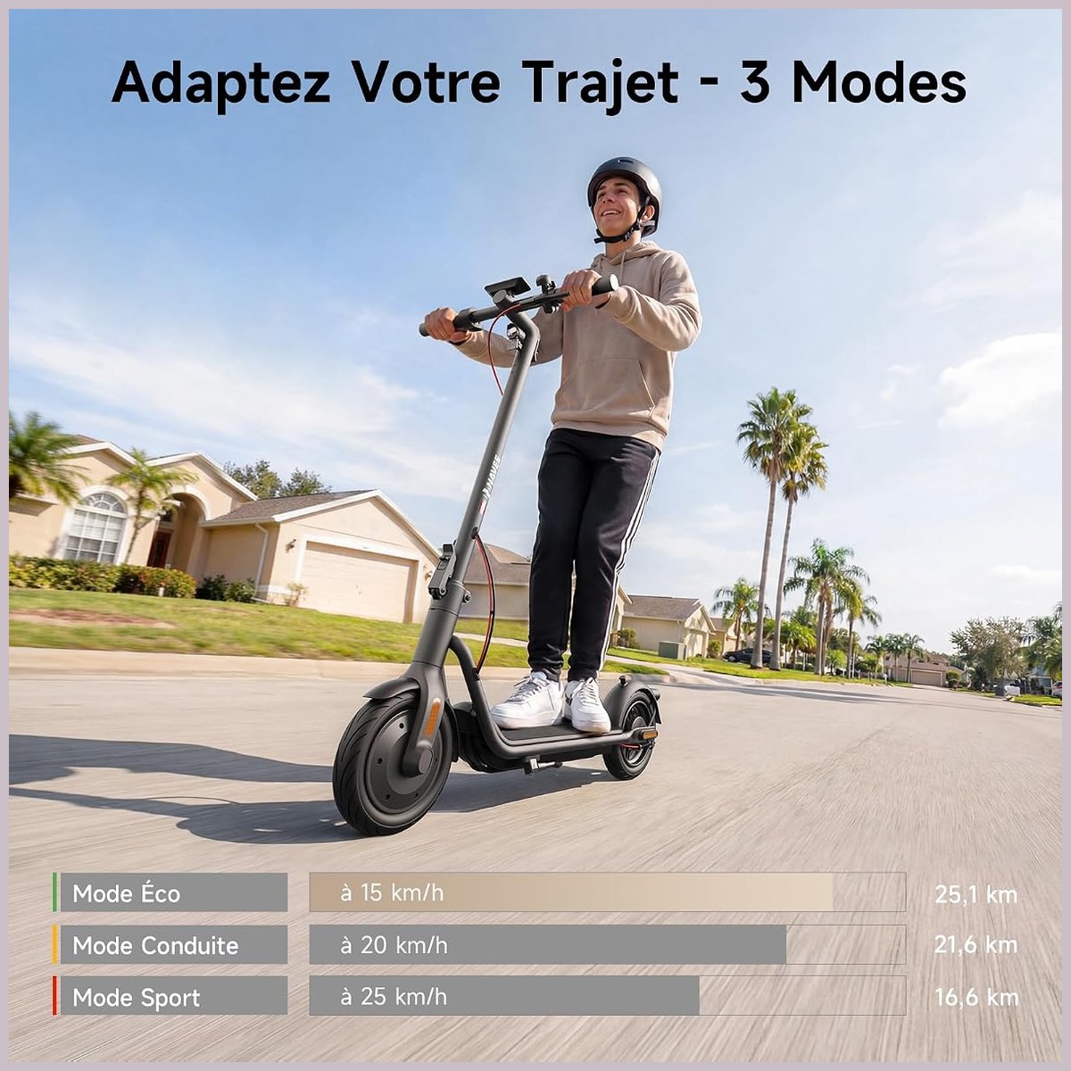 NAVEE V25 – 25 km, moteur 600 W vue 8