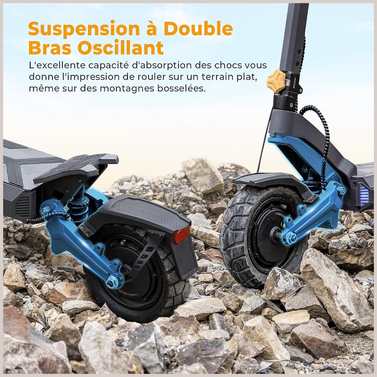 Ausom DT2 Pro – double moteur, 115 km vue 4