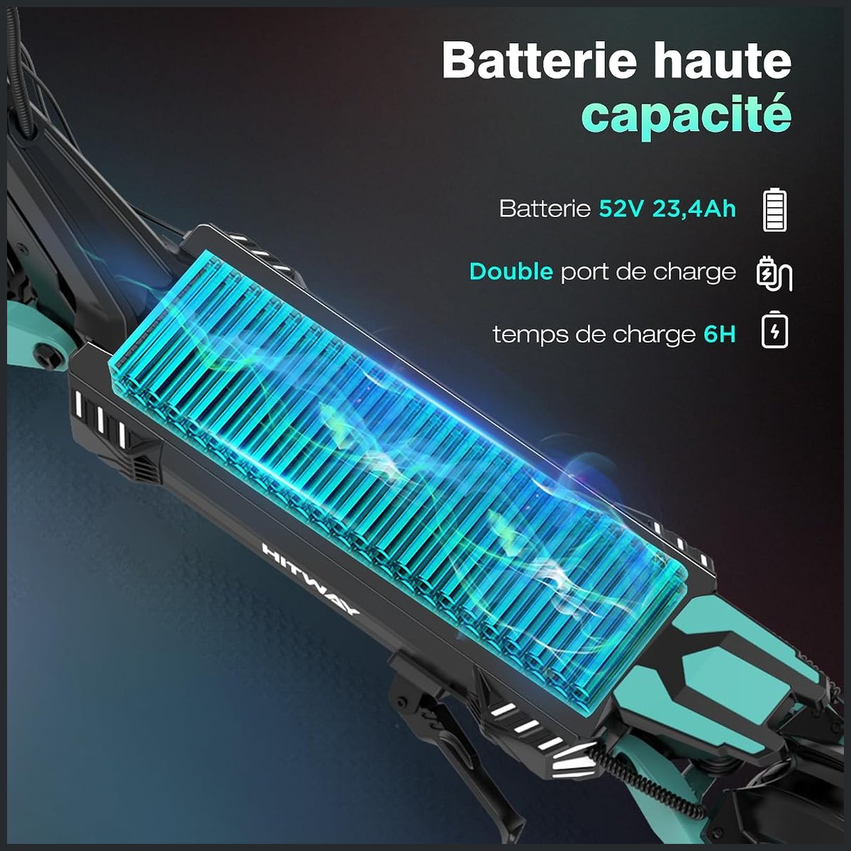 HITWAY H11 – double moteur, 110 km vue 5