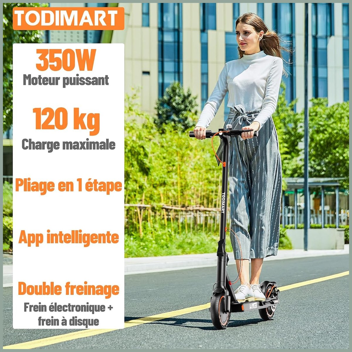 TODIMART T3 350W pliable vue 4