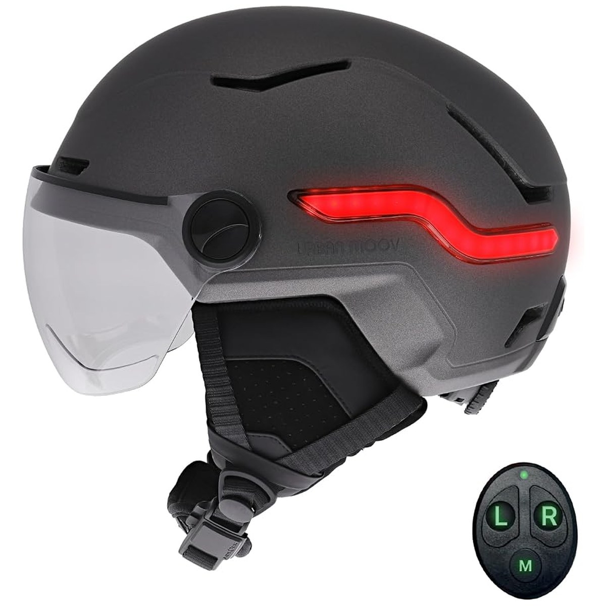 Casque T'nB Vizion – LED et clignotants vue 3