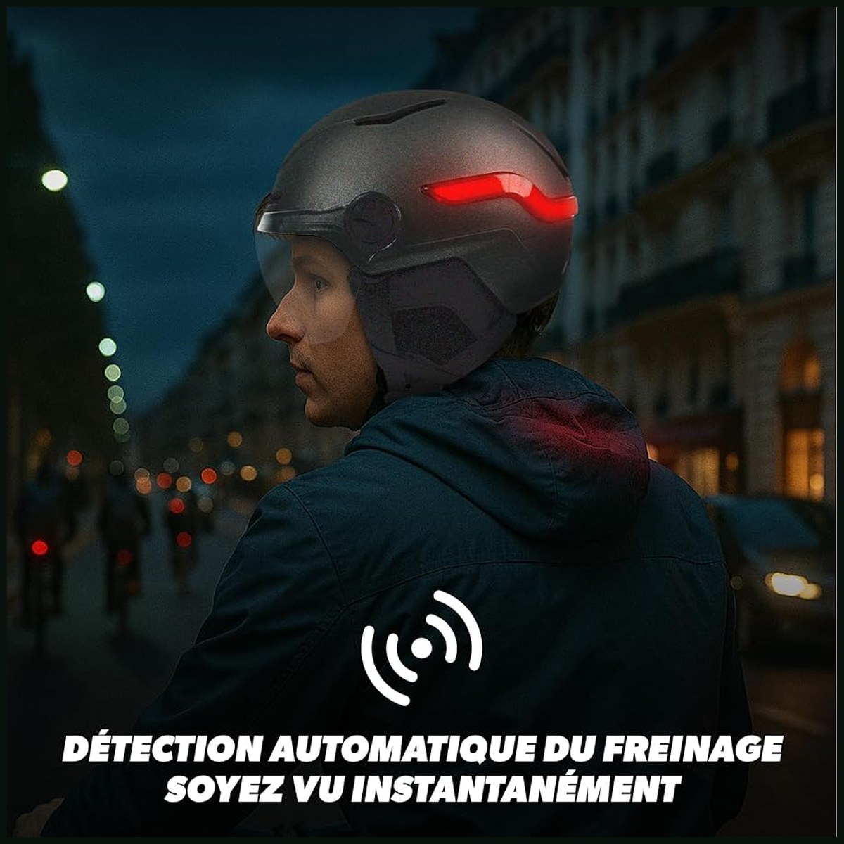 Casque T'nB Vizion – LED et clignotants vue 4